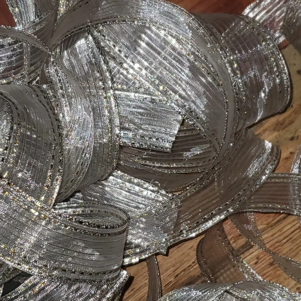 Vintage wired ribbon